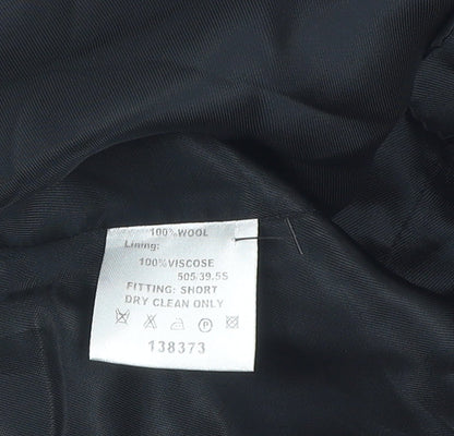 Men's Grey Wool Suit Waistcoat Size 39.5S