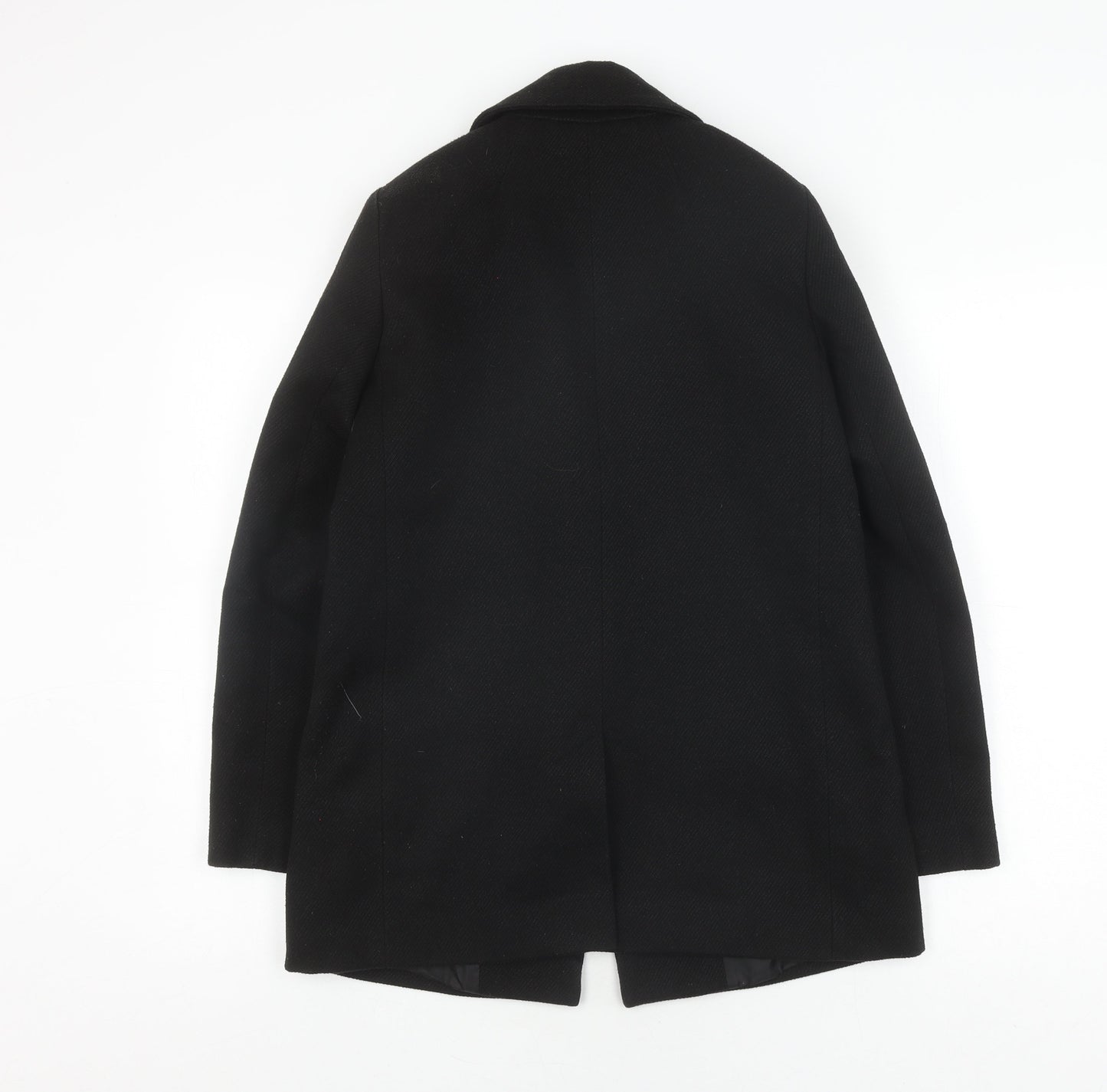 ASOS Women's Black Coat Size 6 - Stylish Winter Essential