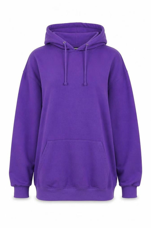 Missguided Women's Purple Pullover Hoodie, Size 12