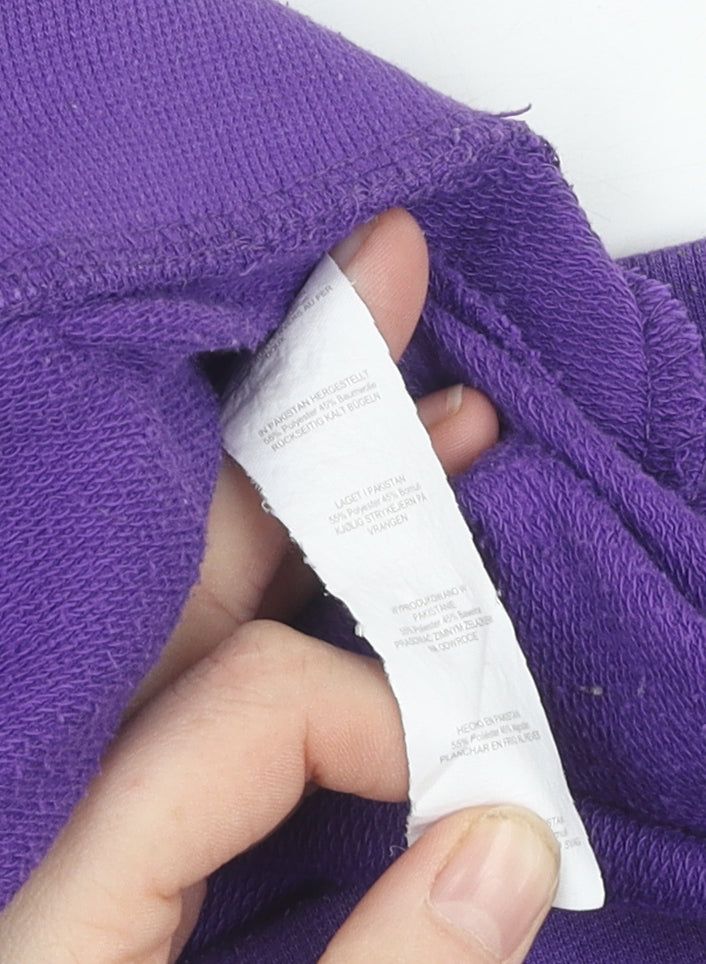Missguided Women's Purple Pullover Hoodie, Size 12