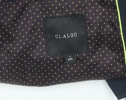 01.ALGO Men's Black 2XL Coat Jacket