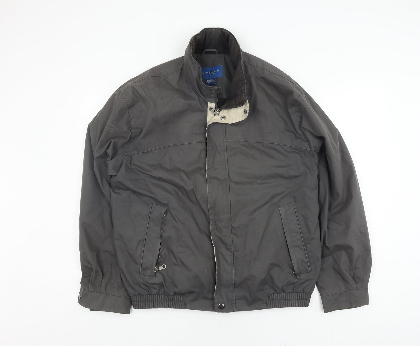 Towncraft Men's Grey Bomber Jacket - Size M