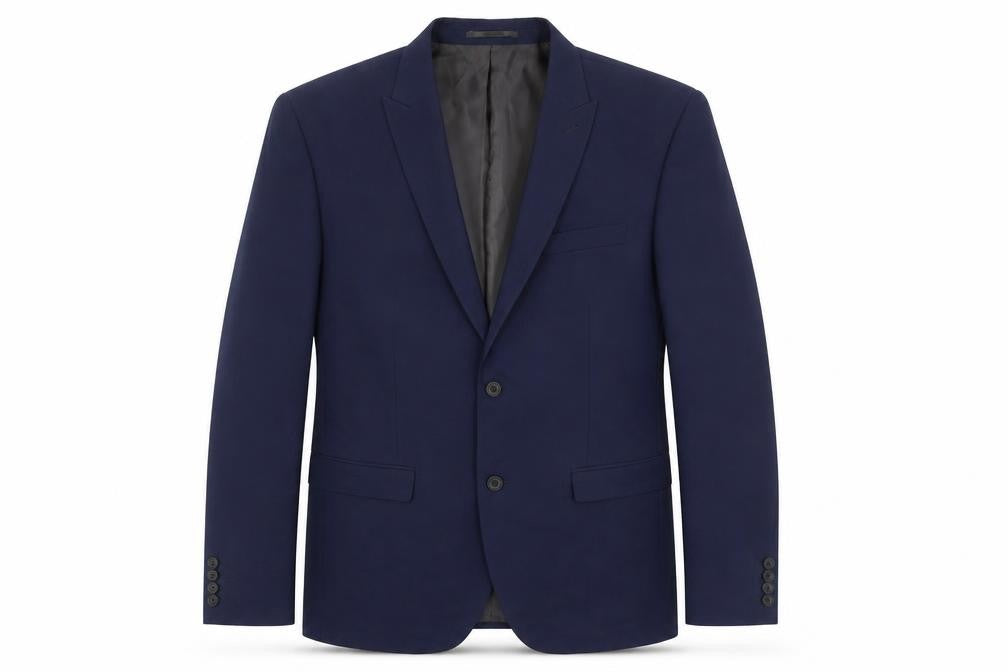 Next Men's Blue Blazer, Regular Fit, Size 42R, Formal