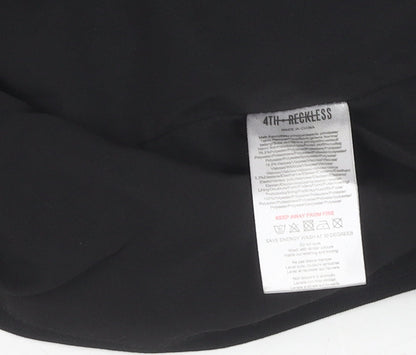 4th & Reckless Women's Black Blazer Jacket, Size S, Modern Style