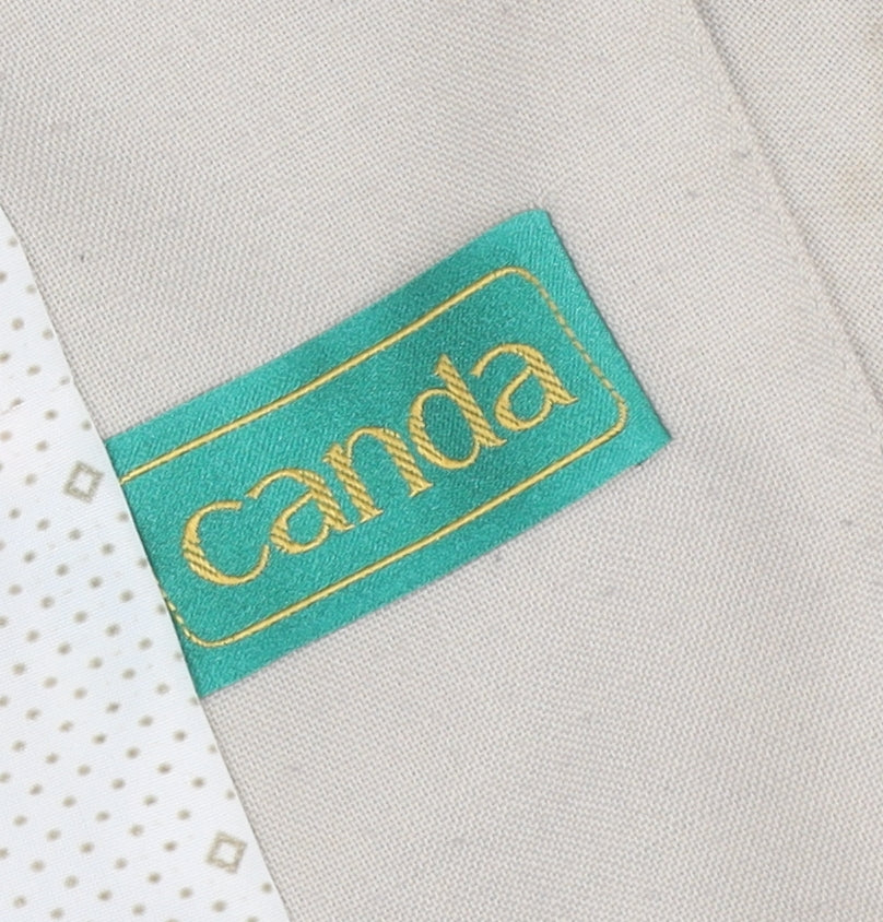 Canda Women's Beige Double-Breasted Suit Jacket Size 14