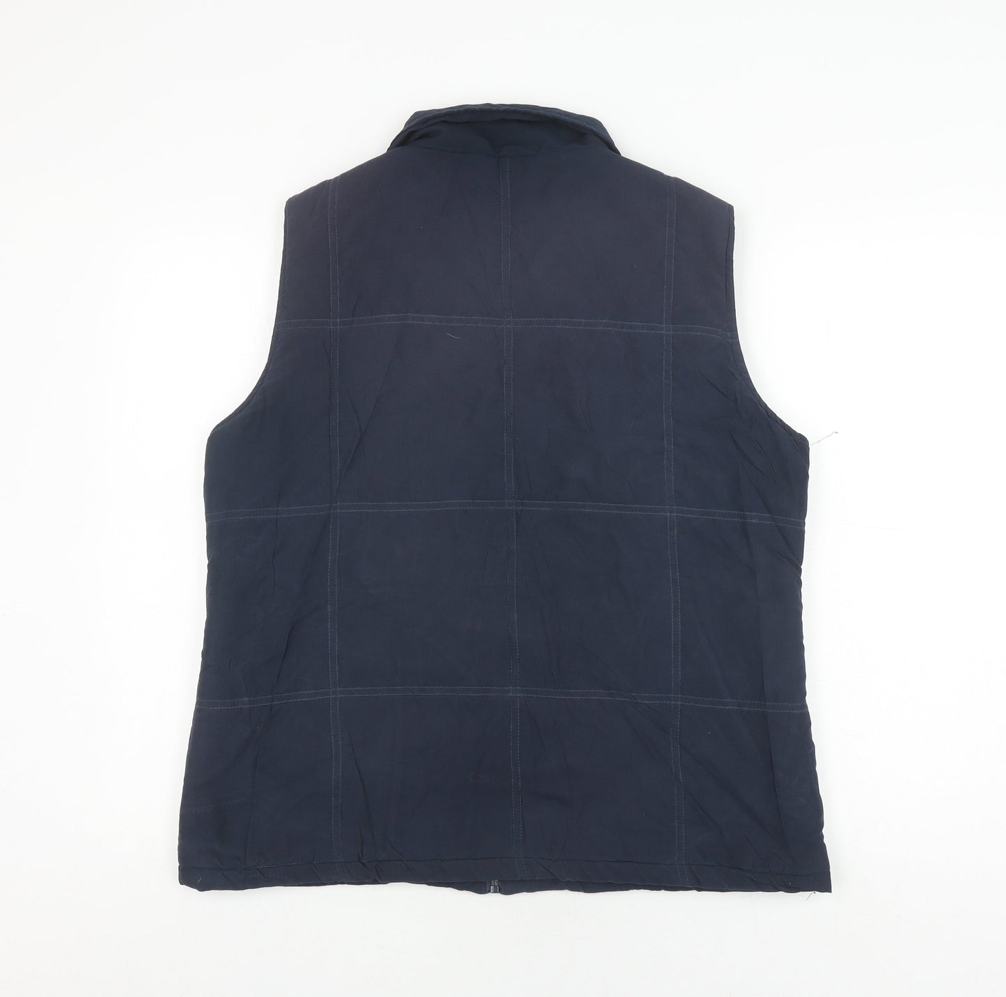 Tayberry Women's Blue Puffer Waistcoat L