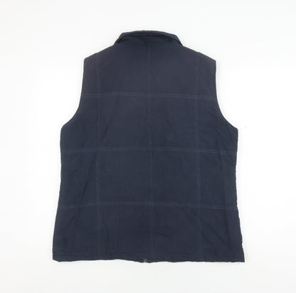 Tayberry Women's Blue Puffer Waistcoat L