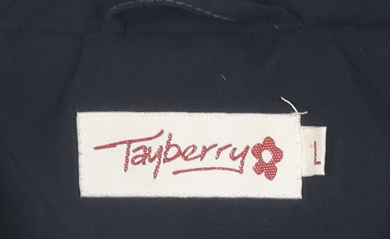 Tayberry Women's Blue Puffer Waistcoat L