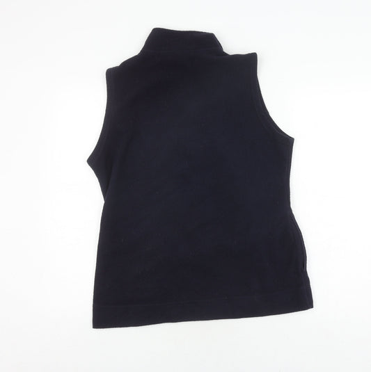 EWM Women's Black Polyester Waistcoat M Sleeveless
