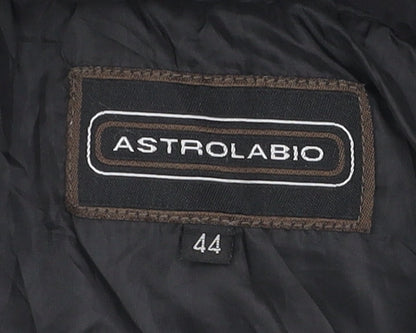 Astrolabio Womens Black Quilted Jacket UK 16