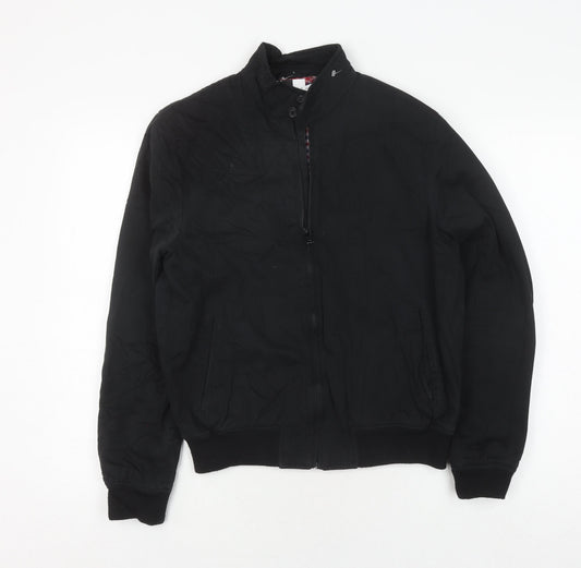 Topman Men's Black XS Regular Jacket with Zip Closure