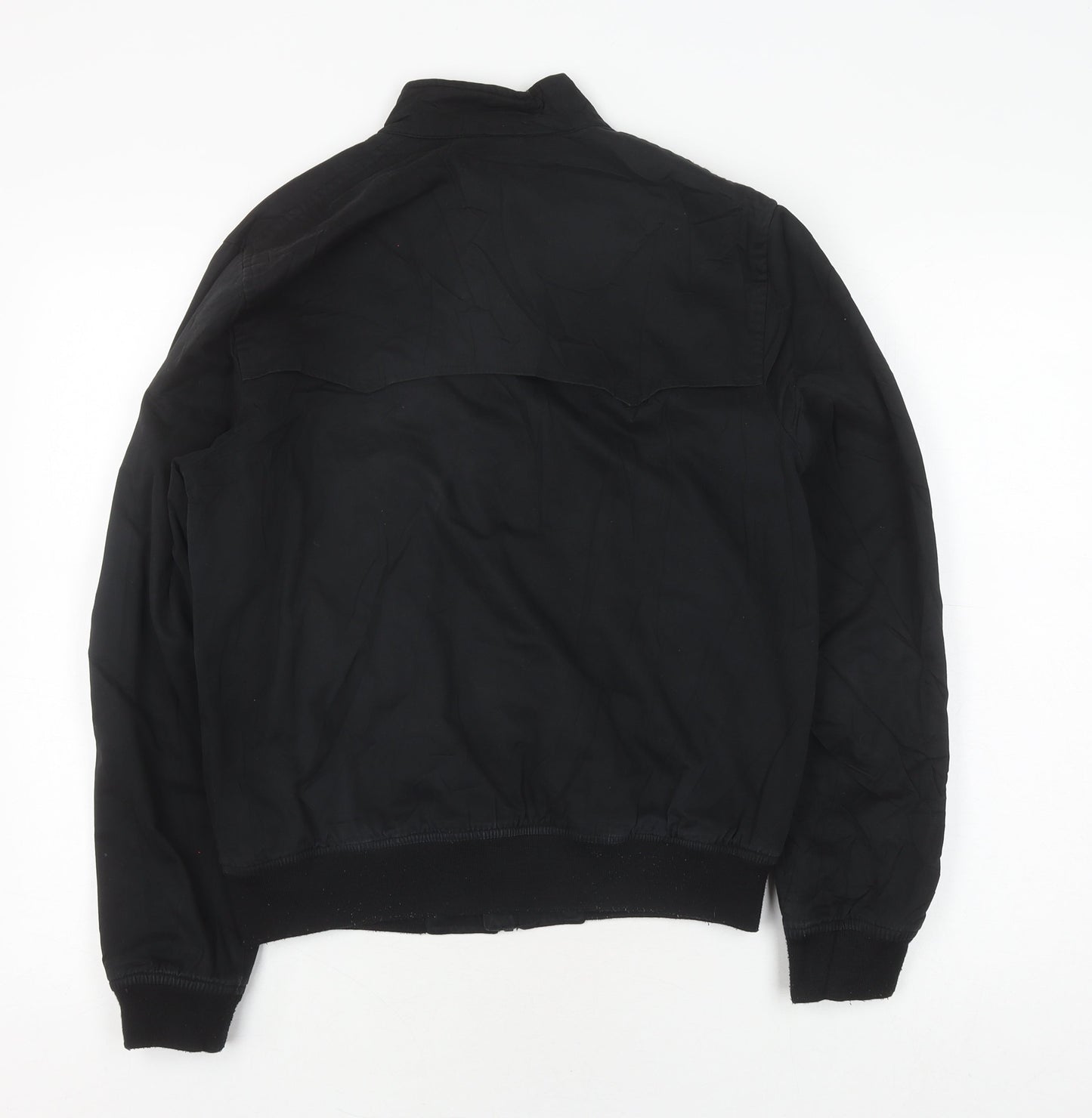 Topman Men's Black XS Regular Jacket with Zip Closure