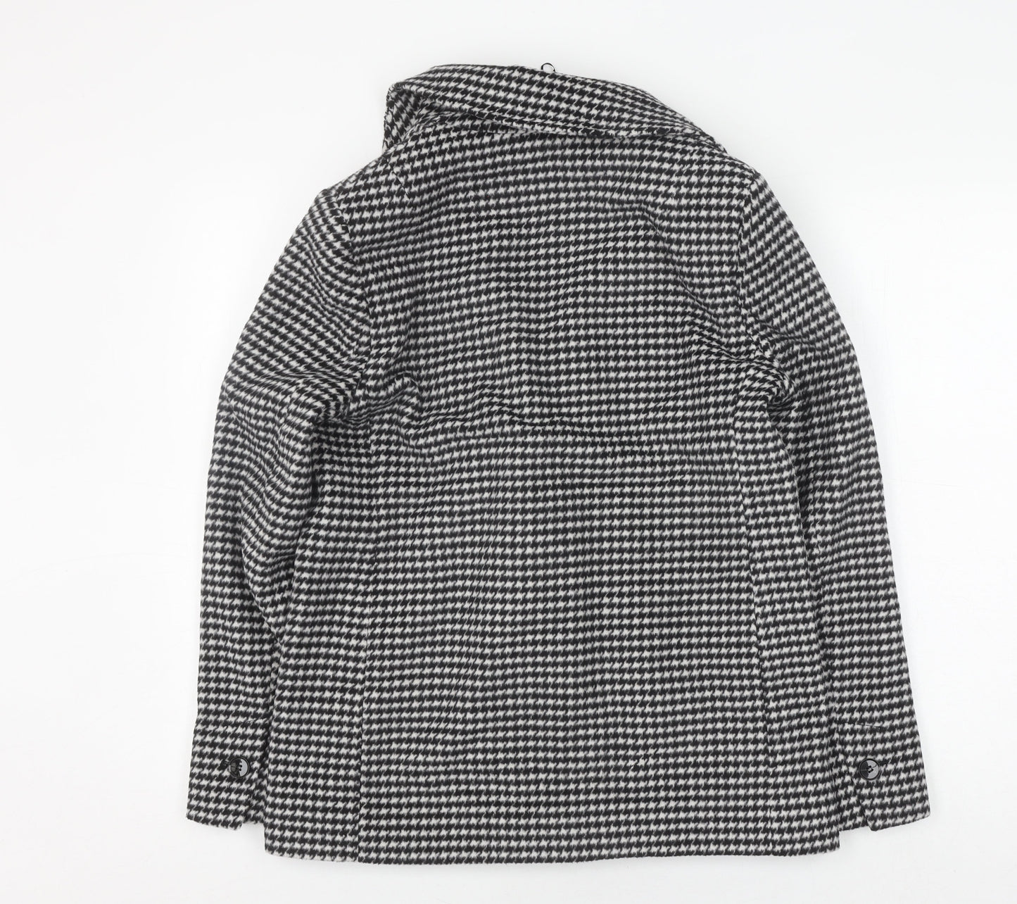 Marks and Spencer Women's Black Pea Coat - Size S Classic