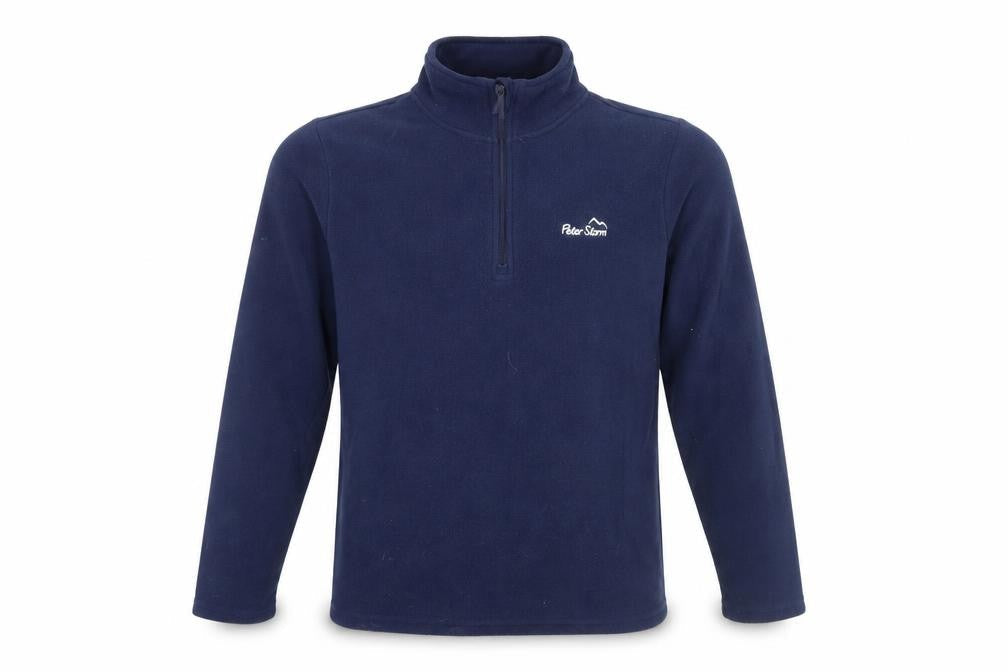 Peter Storm Boys Blue Fleece 1/2 Zip Sweatshirt Age 13