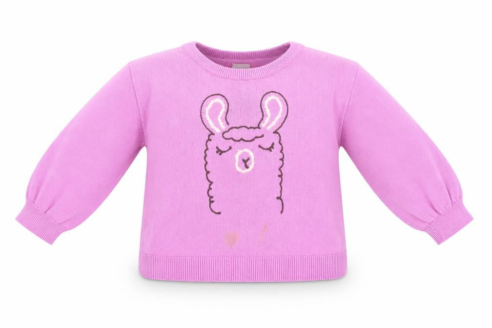 Gap Girls Pink Animal Pullover Jumper, 3 Years, Cotton