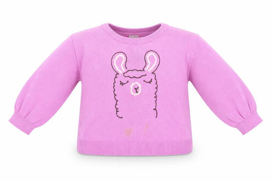 Gap Girls Pink Animal Pullover Jumper, 3 Years, Cotton