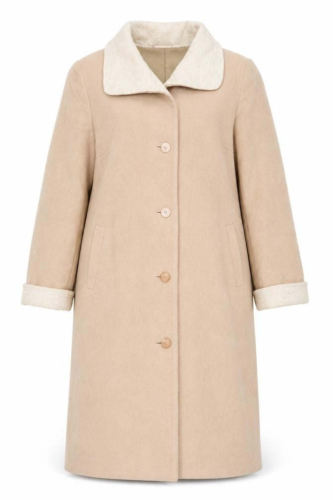 Debenhams Classics Women's Beige Coat Size 16