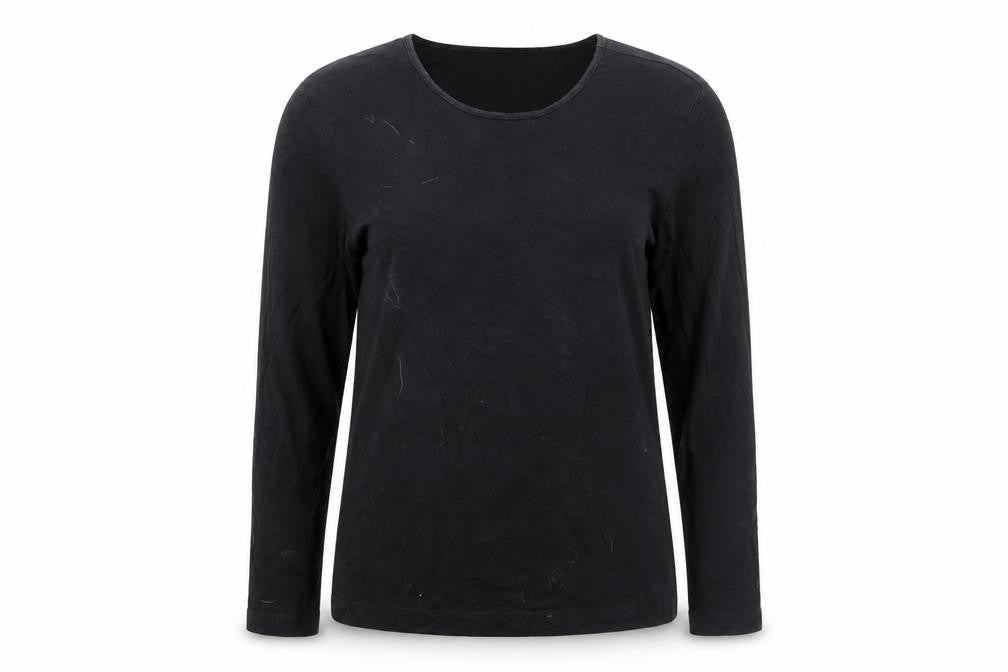 Lands' End Women's Black Long Sleeve T-Shirt Size S
