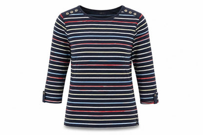 Isle Women's Multicoloured Striped T-Shirt S