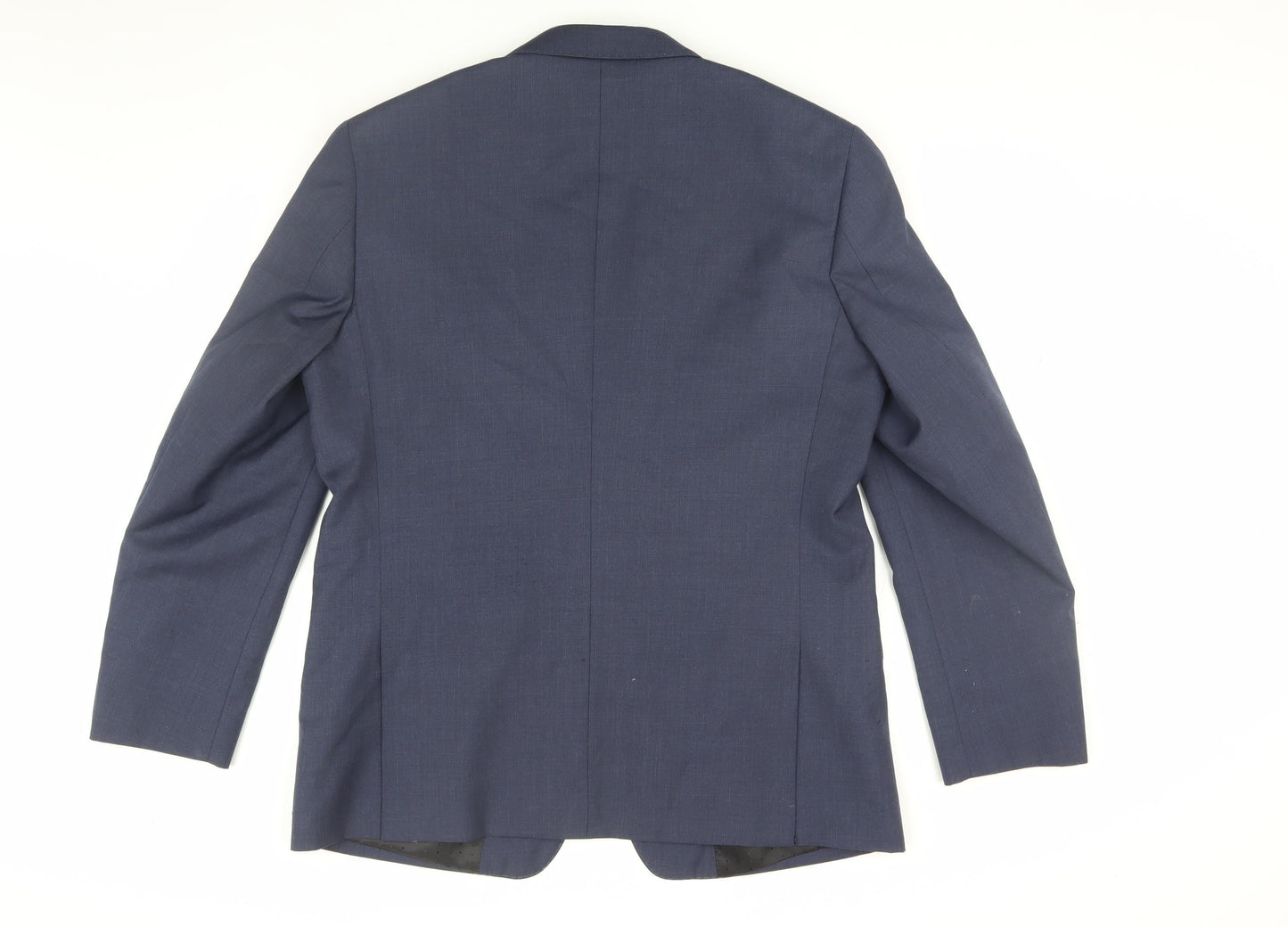 Skopes Men's Blue Wool Blazer, Size 42R, Regular Fit