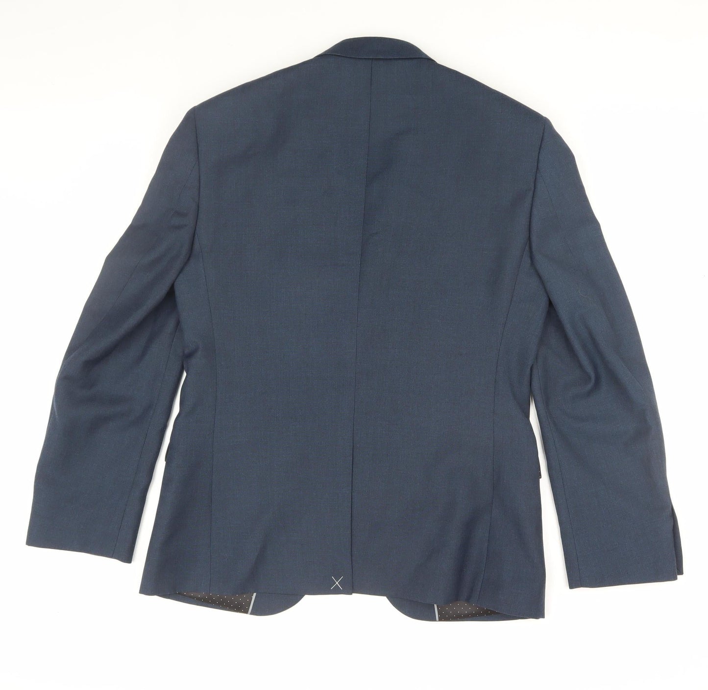 Burton Menswear Men's Blue Slim Fit Blazer 38S