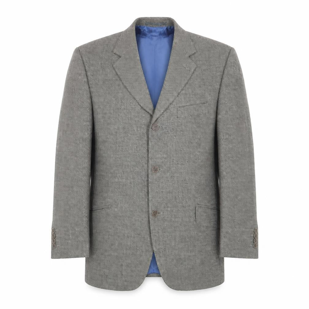 Daniel Hechter Couture Men's Grey Blazer, Size 42S, Formal Wool