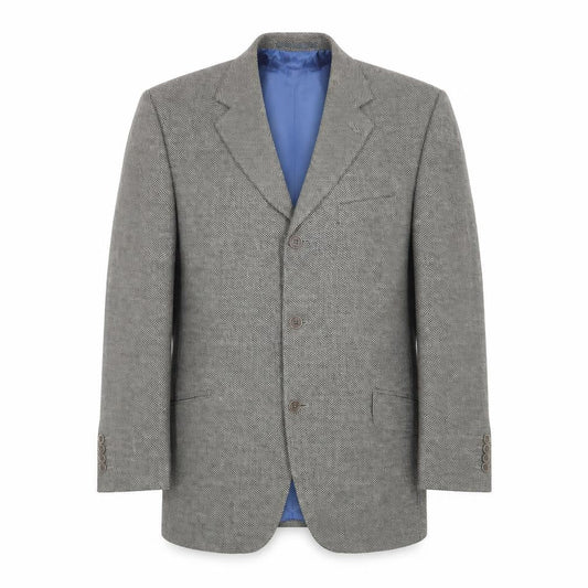 Daniel Hechter Couture Men's Grey Blazer, Size 42S, Formal Wool