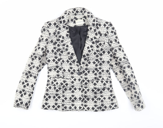 Chianti Women's Black Tweed Blazer, Size 10, Classic Style