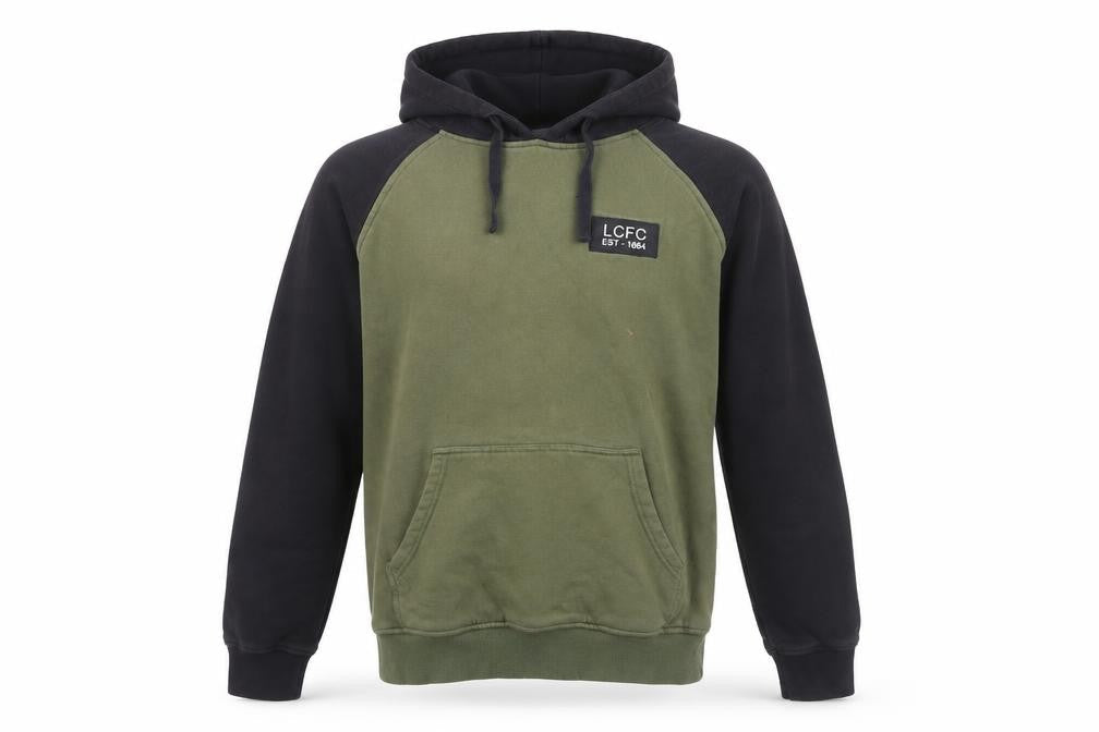 LCFC Men's Green & Black XL Pullover Hoodie