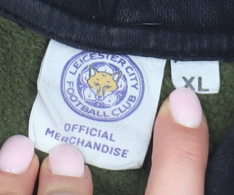 LCFC Men's Green & Black XL Pullover Hoodie