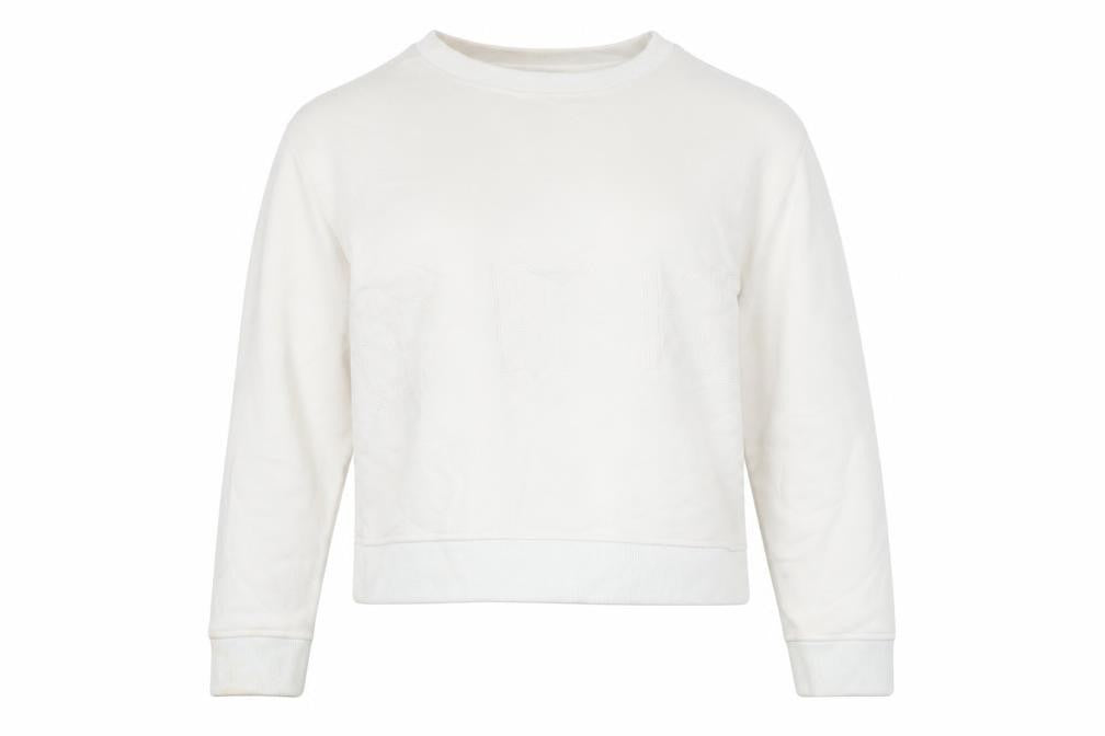 Ted Baker Women's White Pullover Sweatshirt 2XS