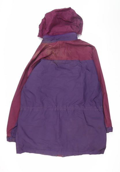 Glenmoor Womens Purple Parka Jacket, Winter Casual Size M,