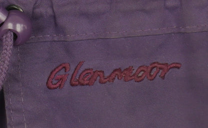 Glenmoor Womens Purple Parka Jacket, Winter Casual Size M,