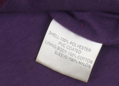 Glenmoor Womens Purple Parka Jacket, Winter Casual Size M,
