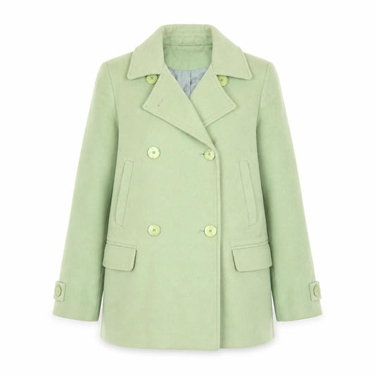 Damsel in a Dress Women's Green Pea Coat Size 10