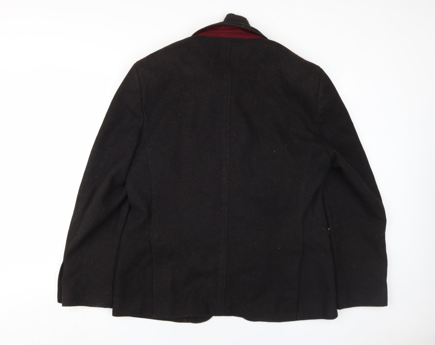 Linea Women's Black Wool Blazer, L, Classic Style
