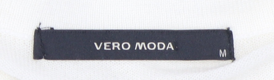 Vero Moda Women’s White Knee Length T-Shirt Dress