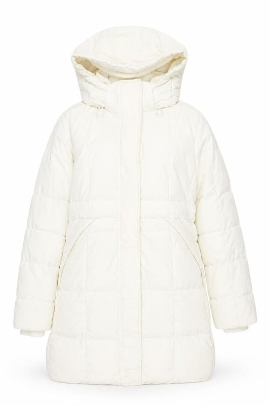 Lands' End Women's White XS Puffer Jacket