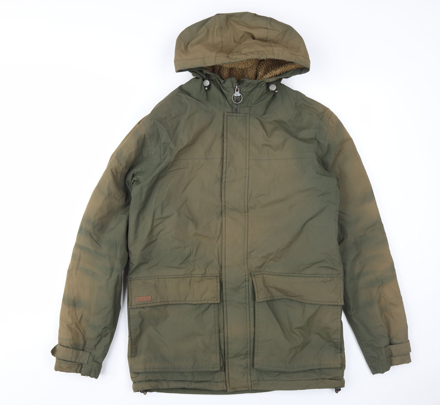 Regatta Men's Green S Parka Jacket, Hooded, Lined