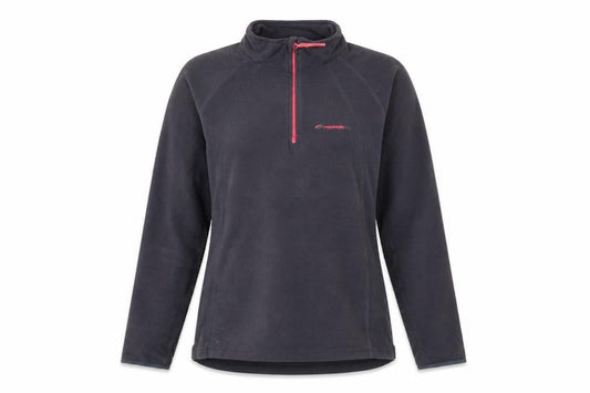Mountain Life Women's Black Pullover Fleece Sweatshirt, Size 12