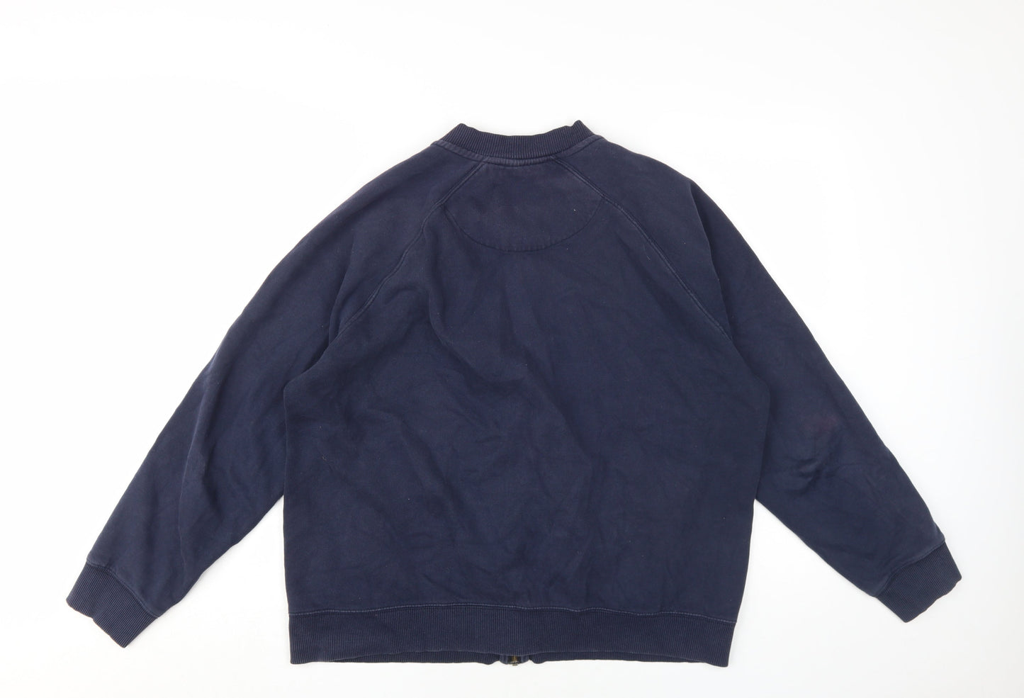 Burton Menswear Men's Blue Bomber Jacket Size L