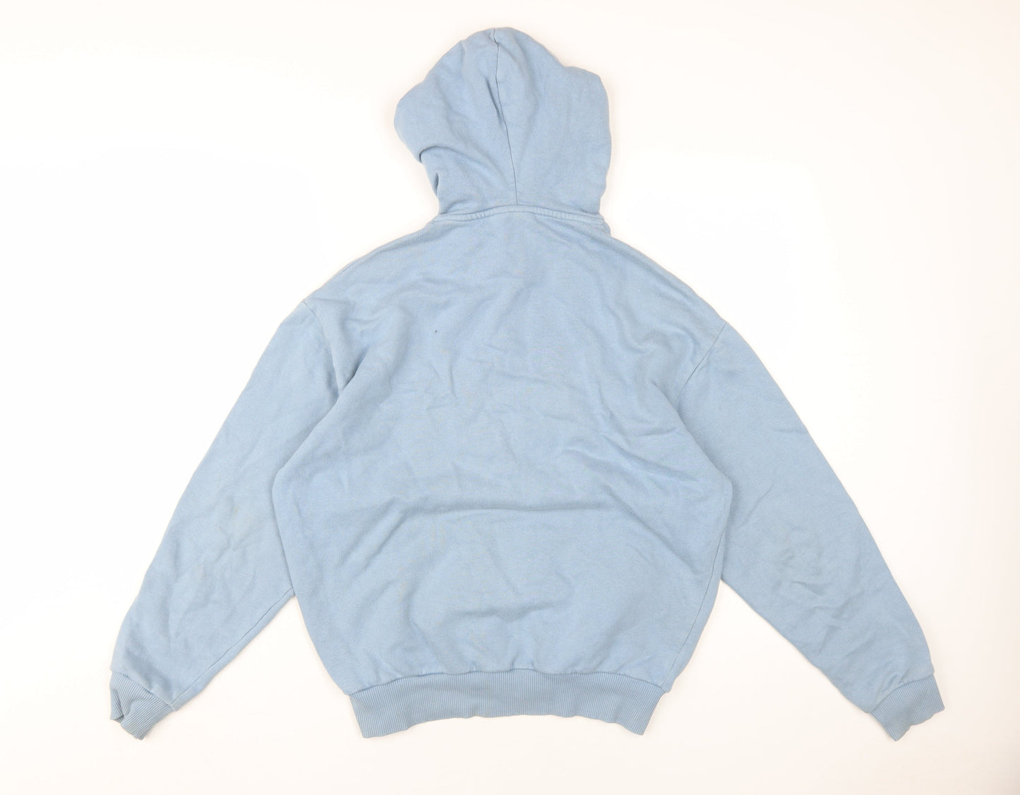ASOS Men's Blue Hooded Pullover 2XS Graphic Hoodie