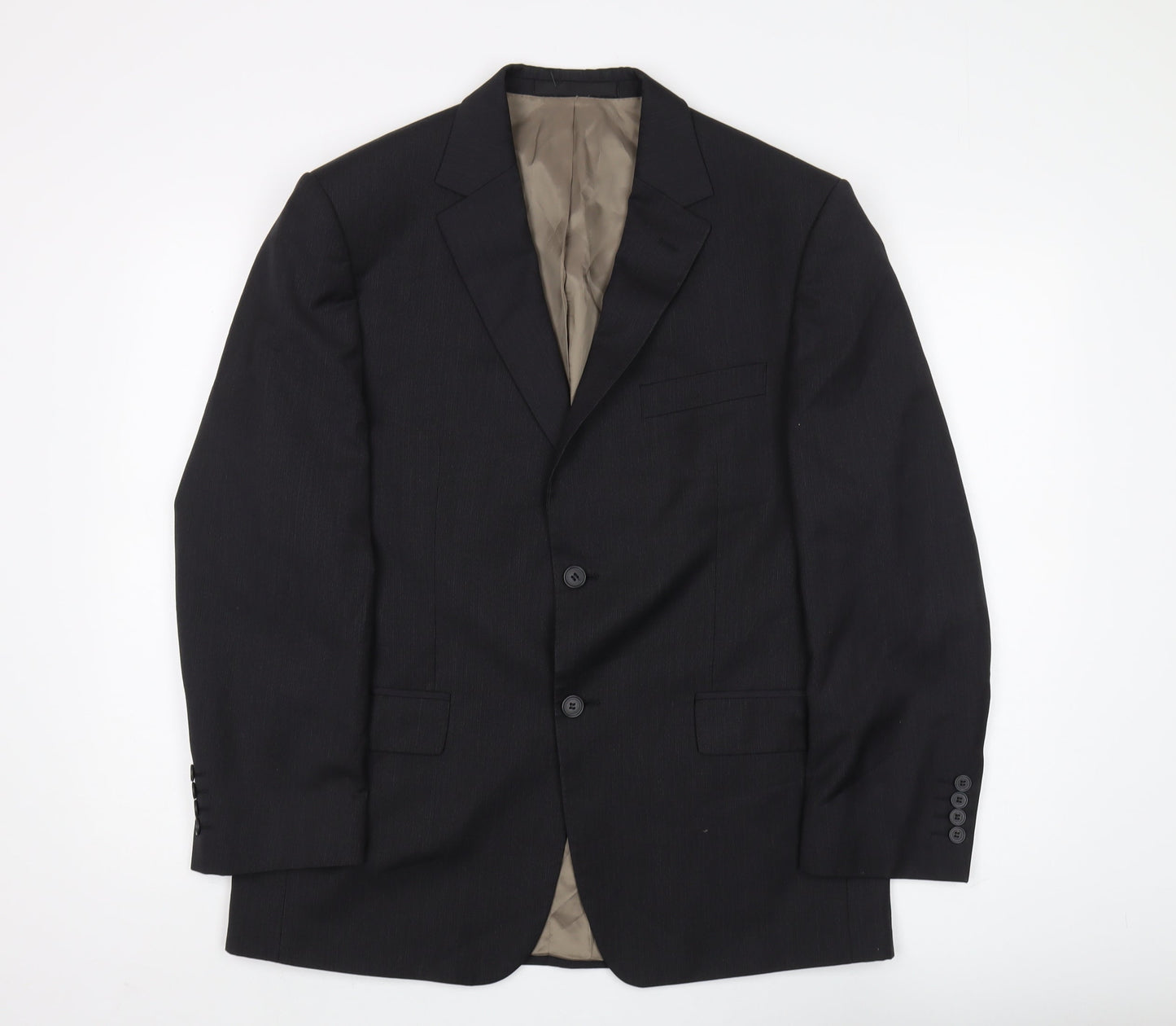 Marks and Spencer Men's Black Blazer Size 40R Regular Fit