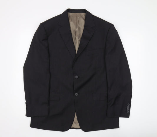 Marks and Spencer Men's Black Blazer Size 40R Regular Fit