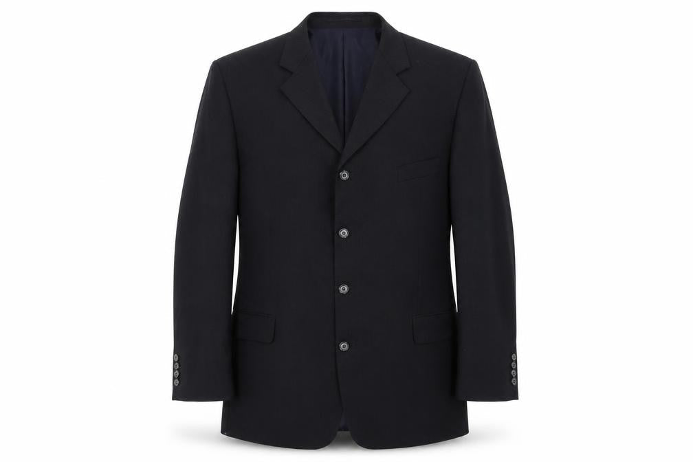 Willson Men's Black Blazer, Size 46, Regular Fit