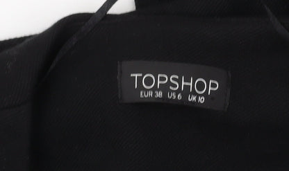 Topshop Women's Black Blazer Size 10