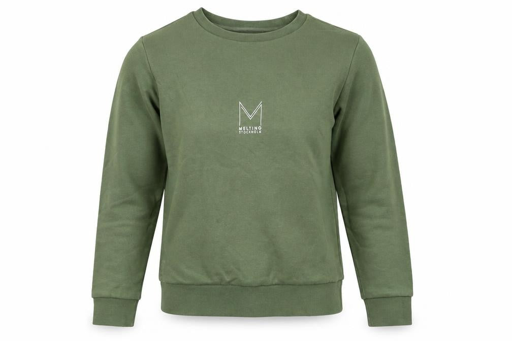 Melting Stockholm Unisex Green XS Pullover Sweatshirt