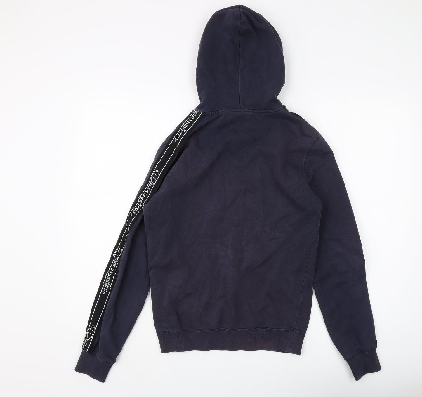 Champion Unisex Blue Hoodie XS Pullover Logo Casual