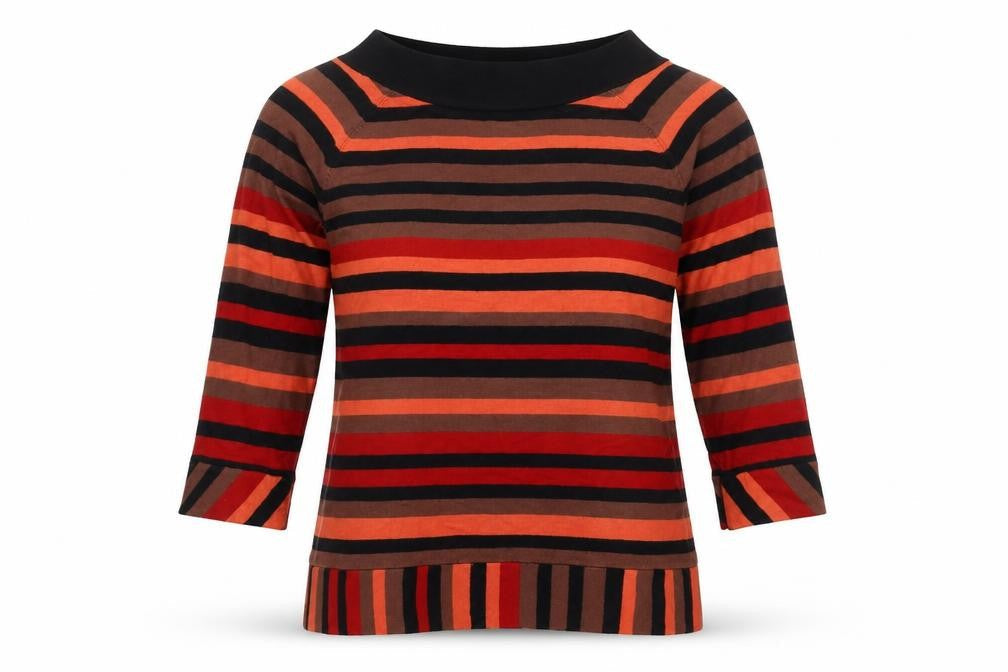 Principles by Ben de Lisi Women's Multicoloured Striped Pullover