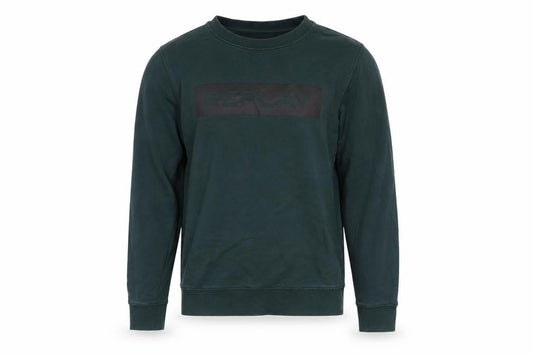 Replay Men's Green Logo Pullover Sweatshirt, Size S